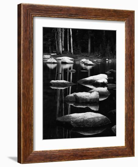 Rock and Water, High Sierra, 1972-Brett Weston-Framed Photographic Print