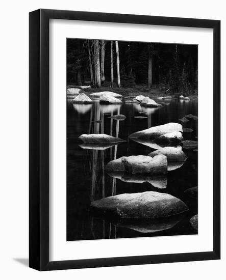 Rock and Water, High Sierra, 1972-Brett Weston-Framed Photographic Print