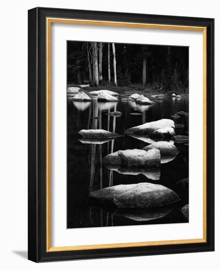 Rock and Water, High Sierra, 1972-Brett Weston-Framed Photographic Print