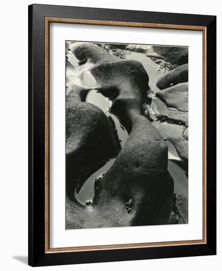 Rock and Water, Point Lobos, California, 1934-Brett Weston-Framed Photographic Print