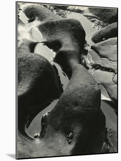 Rock and Water, Point Lobos, California, 1934-Brett Weston-Mounted Photographic Print