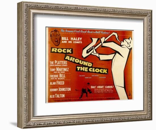 Rock Around the Clock, 1956-null-Framed Art Print