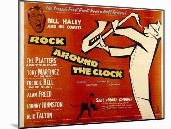 Rock Around the Clock, 1956-null-Mounted Art Print