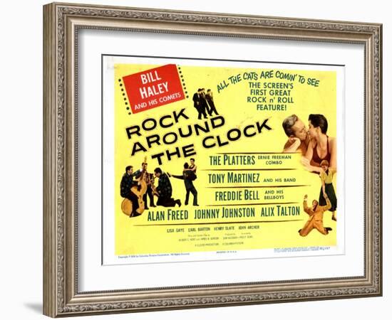 Rock around the Clock, 1956-null-Framed Art Print