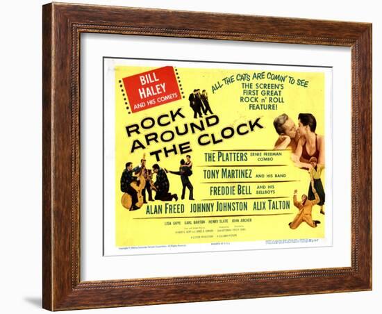 Rock around the Clock, 1956-null-Framed Art Print