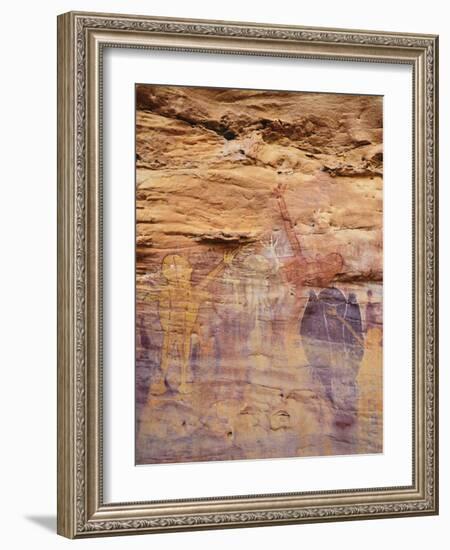 Rock Art, Split Rock, Leura, Queensland, Australia, Pacific-Jochen Schlenker-Framed Photographic Print