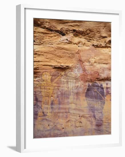 Rock Art, Split Rock, Leura, Queensland, Australia, Pacific-Jochen Schlenker-Framed Photographic Print