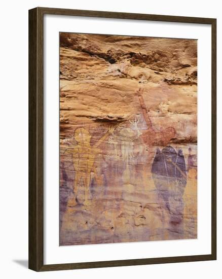 Rock Art, Split Rock, Leura, Queensland, Australia, Pacific-Jochen Schlenker-Framed Photographic Print