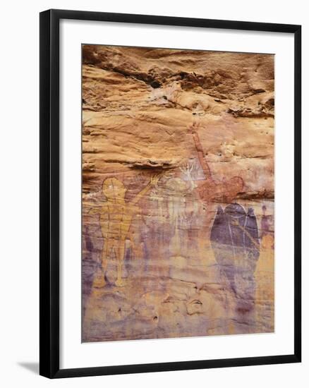 Rock Art, Split Rock, Leura, Queensland, Australia, Pacific-Jochen Schlenker-Framed Photographic Print