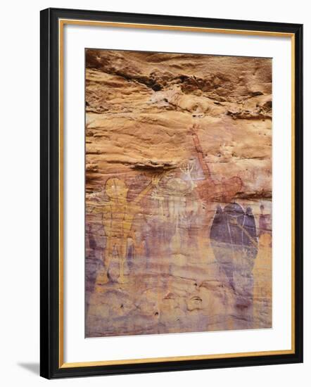 Rock Art, Split Rock, Leura, Queensland, Australia, Pacific-Jochen Schlenker-Framed Photographic Print