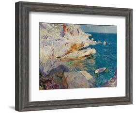 Rock at Jávea-Joaqu?n Sorolla y Bastida-Framed Giclee Print