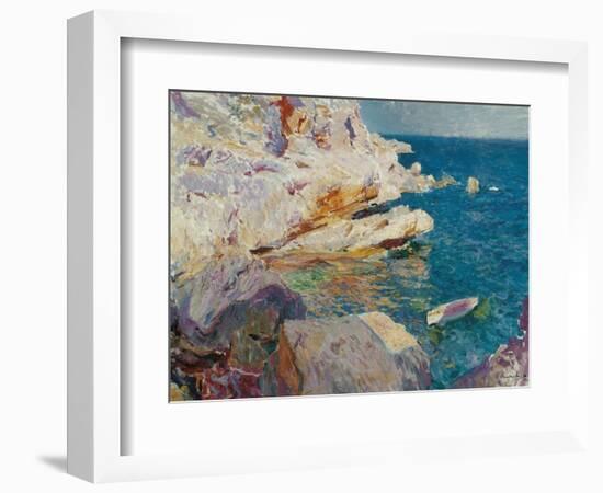 Rock at Jávea-Joaqu?n Sorolla y Bastida-Framed Giclee Print