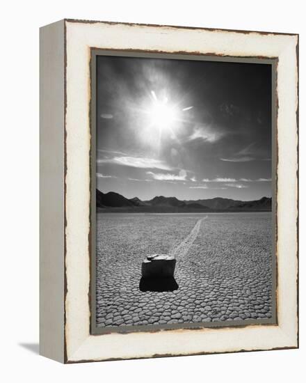 Rock at Racetrack Playa-Aaron Horowitz-Framed Premier Image Canvas