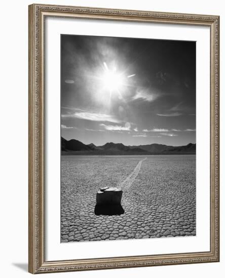 Rock at Racetrack Playa-Aaron Horowitz-Framed Photographic Print