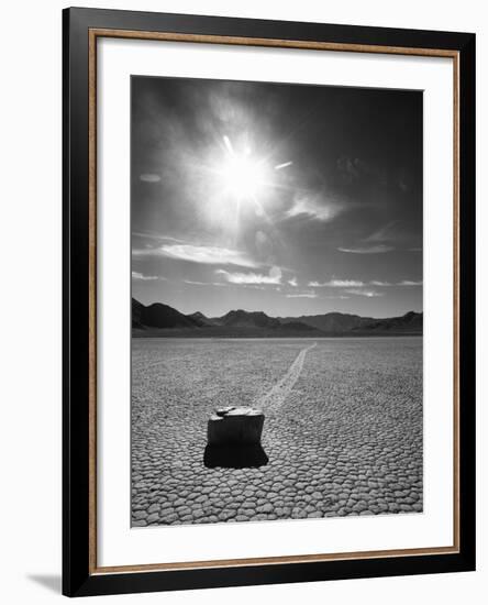 Rock at Racetrack Playa-Aaron Horowitz-Framed Photographic Print