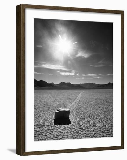 Rock at Racetrack Playa-Aaron Horowitz-Framed Photographic Print