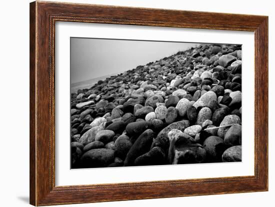 Rock Beach in Lima Peru-null-Framed Photo