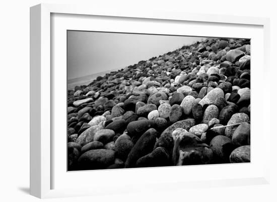 Rock Beach in Lima Peru-null-Framed Photo