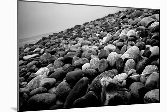 Rock Beach in Lima Peru-null-Mounted Photo