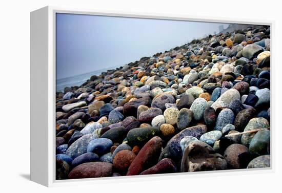 Rock Beach Lima Peru-null-Framed Stretched Canvas