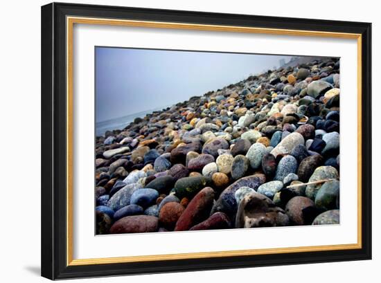 Rock Beach Lima Peru-null-Framed Photo