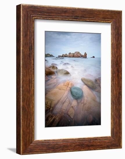 Rock Beach on Brehat Island 1-Philippe Manguin-Framed Photographic Print