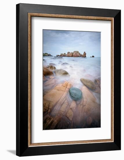 Rock Beach on Brehat Island 1-Philippe Manguin-Framed Photographic Print