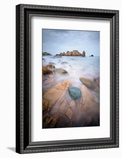 Rock Beach on Brehat Island 1-Philippe Manguin-Framed Photographic Print