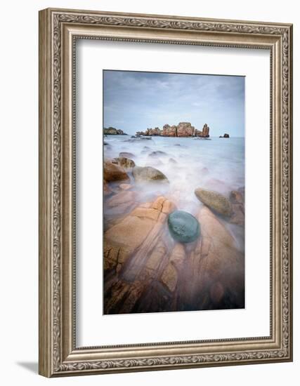 Rock Beach on Brehat Island 2-Philippe Manguin-Framed Photographic Print