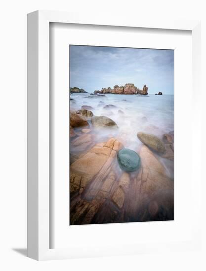 Rock Beach on Brehat Island 2-Philippe Manguin-Framed Photographic Print