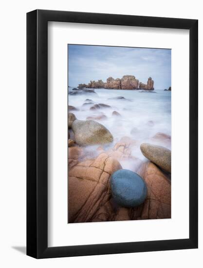 Rock Beach on Brehat Island 3-Philippe Manguin-Framed Photographic Print