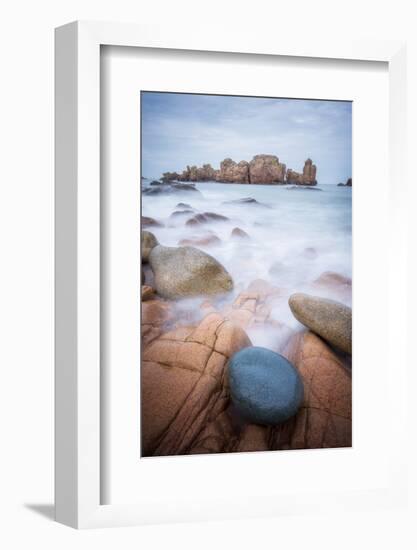 Rock Beach on Brehat Island 3-Philippe Manguin-Framed Photographic Print