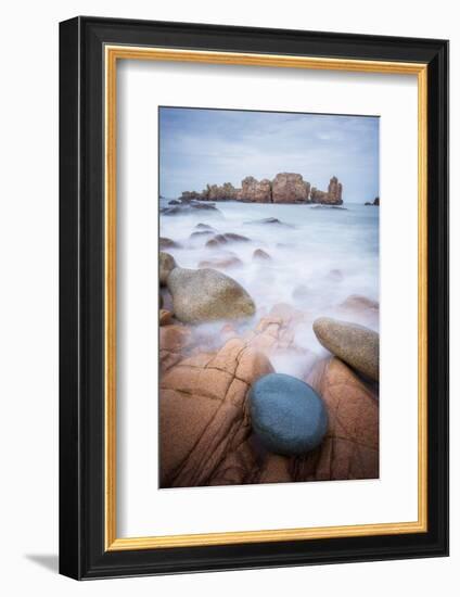 Rock Beach on Brehat Island 3-Philippe Manguin-Framed Photographic Print