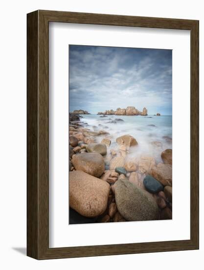 Rock Beach on Brehat Island 4-Philippe Manguin-Framed Photographic Print