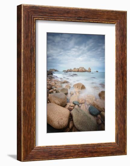 Rock Beach on Brehat Island 4-Philippe Manguin-Framed Photographic Print