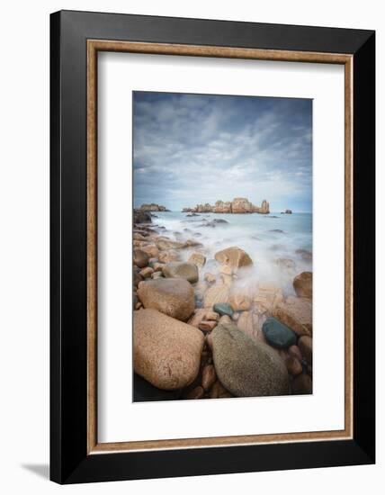 Rock Beach on Brehat Island 4-Philippe Manguin-Framed Photographic Print