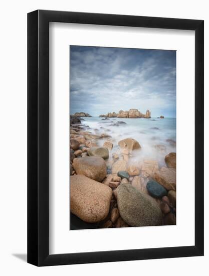 Rock Beach on Brehat Island 4-Philippe Manguin-Framed Photographic Print