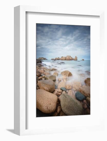 Rock Beach on Brehat Island 4-Philippe Manguin-Framed Photographic Print