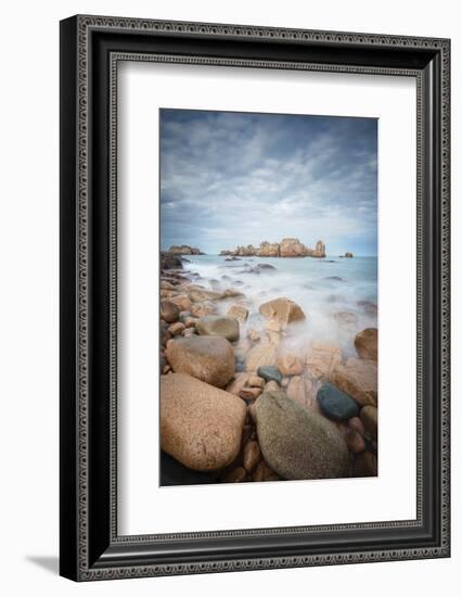 Rock Beach on Brehat Island 4-Philippe Manguin-Framed Photographic Print