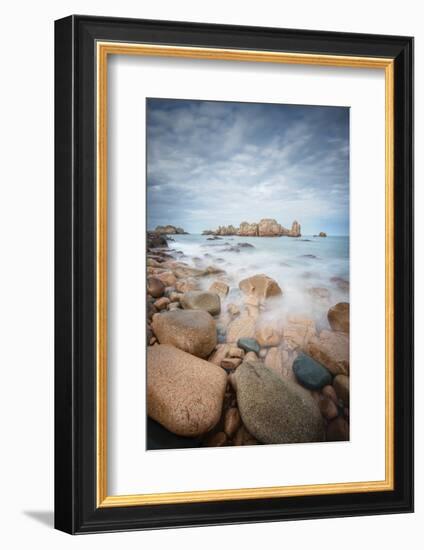 Rock Beach on Brehat Island 4-Philippe Manguin-Framed Photographic Print