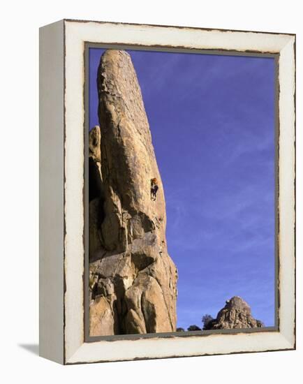 Rock Climbing-Mitch Diamond-Framed Premier Image Canvas