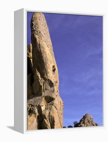 Rock Climbing-Mitch Diamond-Framed Premier Image Canvas