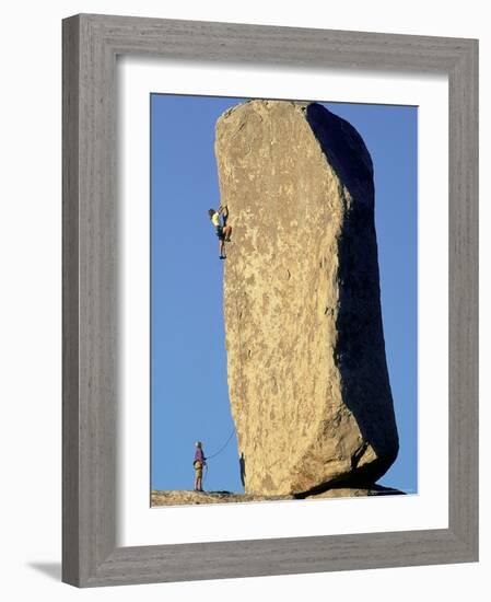 Rock Climbing-Greg Epperson-Framed Photographic Print