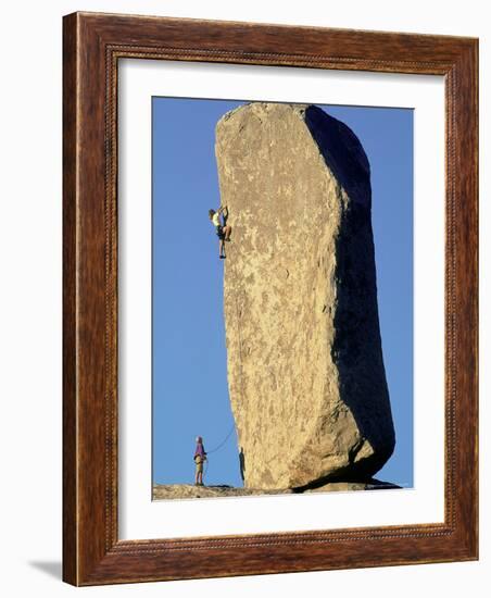 Rock Climbing-Greg Epperson-Framed Photographic Print