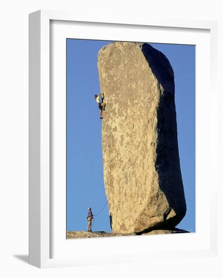 Rock Climbing-Greg Epperson-Framed Photographic Print