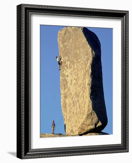 Rock Climbing-Greg Epperson-Framed Photographic Print