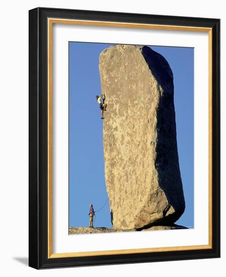 Rock Climbing-Greg Epperson-Framed Photographic Print