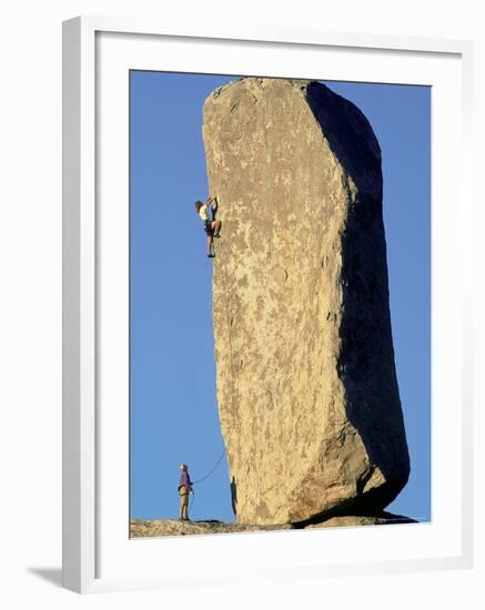 Rock Climbing-Greg Epperson-Framed Photographic Print