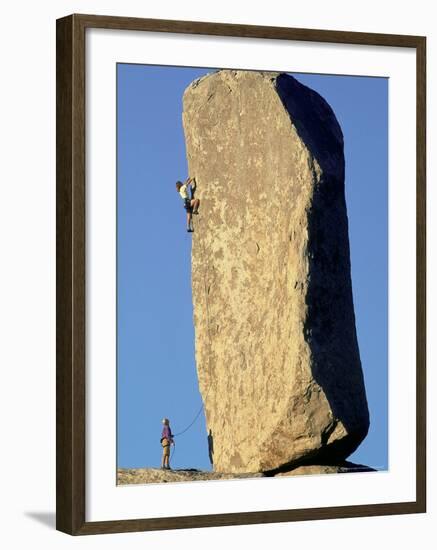 Rock Climbing-Greg Epperson-Framed Photographic Print