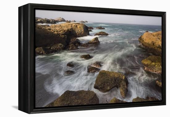 Rock Coast Near Point Lobos State Natural Reserve, Carmel by the Sea, California, Usa-Rainer Mirau-Framed Premier Image Canvas